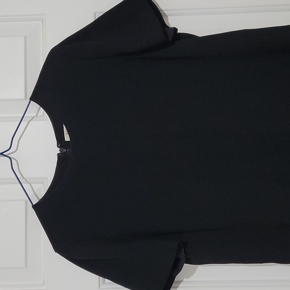 Aritzia Babaton Black Patricio Crepe Tshirt Dress - Picture 3 of 10